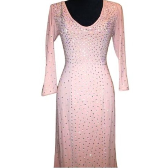 Wow Couture Luxurious Designer Swarovski Crystals Beaded Evening Prom Gown Dress - Picture 12 of 16